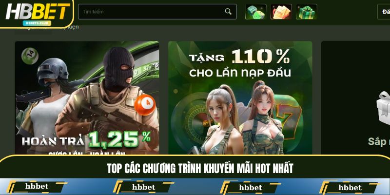 2 chương trình ưu đãi hot nhất từ nhà cái