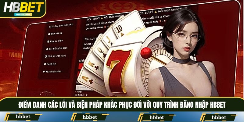 Điểm danh các lỗi và biện pháp khắc phục đối với quy trình đăng nhập HBBET
