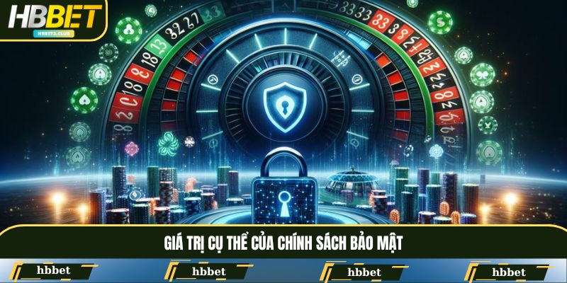 Giá trị cụ thể của chính sách bảo mật